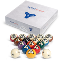 DYNA SPHERES PALLADIUM TV POOL BALL SET