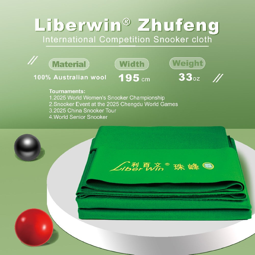 LIBERWIN EVEREST (Zhufeng) SNOOKER CLOTH