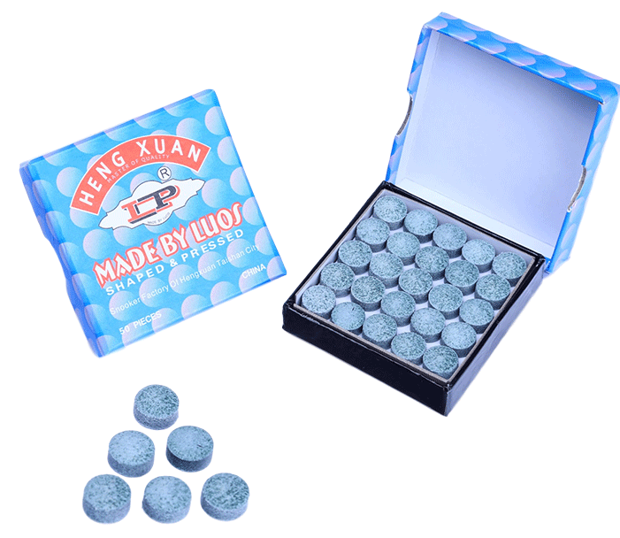 LP Club Leather Cue tips Box (50Pcs)