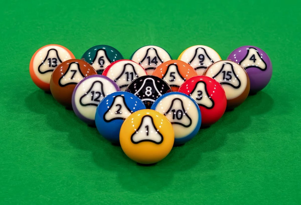 DYNA SPHERES PALLADIUM TV POOL BALL SET