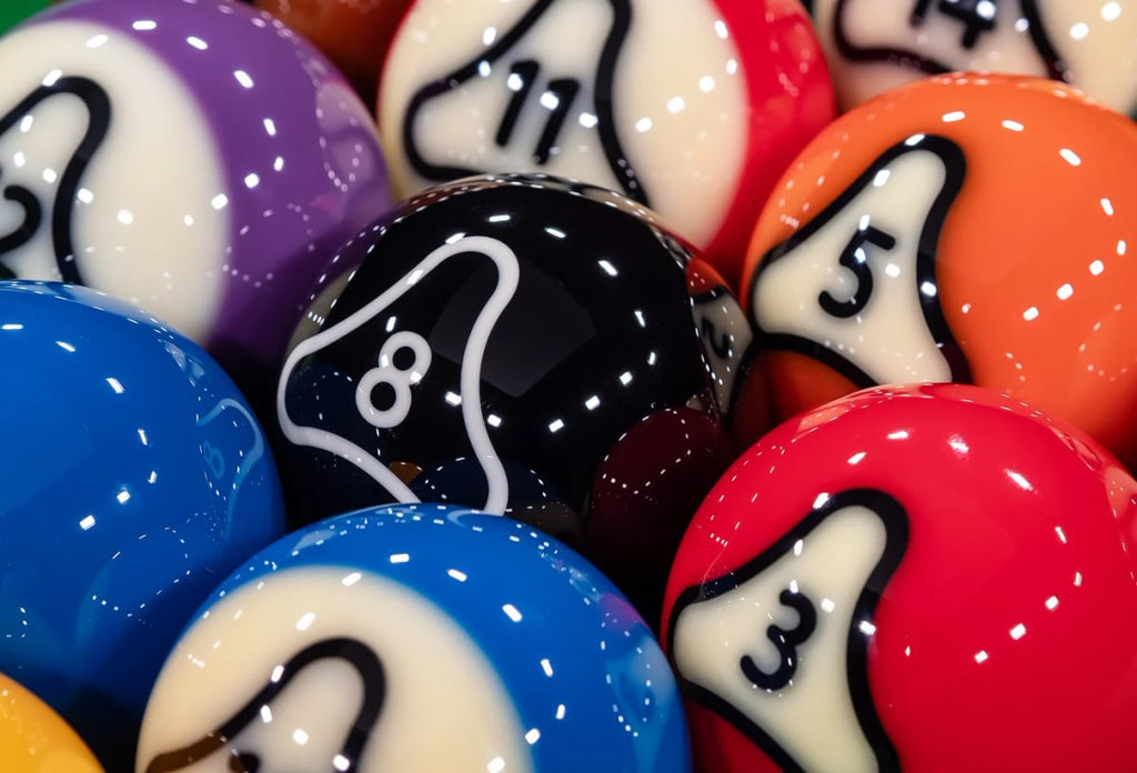 DYNA SPHERES PALLADIUM TV POOL BALL SET