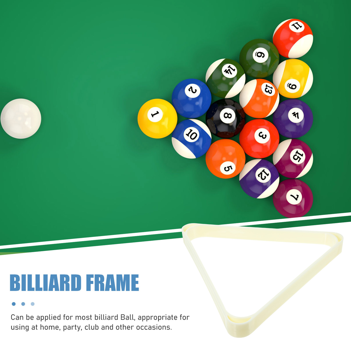 Triangle Frame | White Hard Plastic